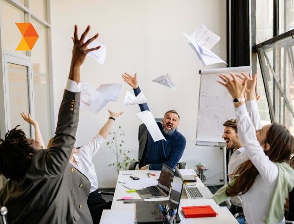 Celebrating a successful fundraising round