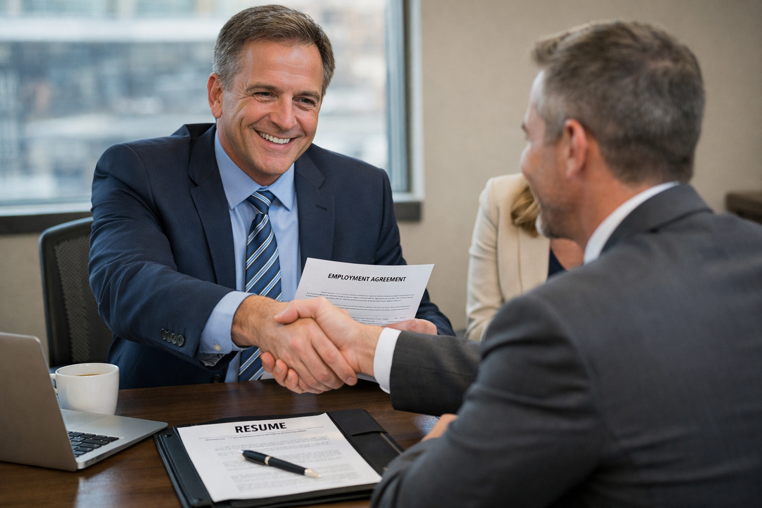 Hiring a part-time CFO fractional consultant from Preferred CFO in an office