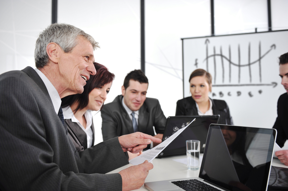 CEO meets with a fractional CFO and their team from Preferred CFO