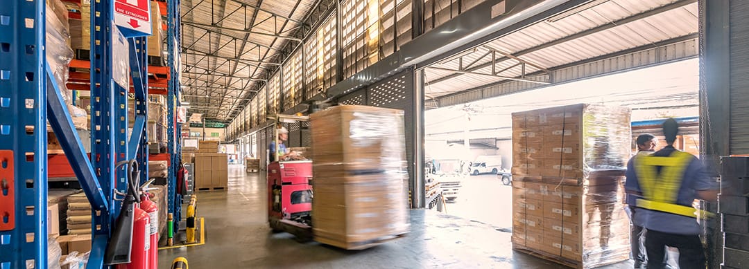 Manufacturing warehouse getting inventory from vendors after importing vendor contracts